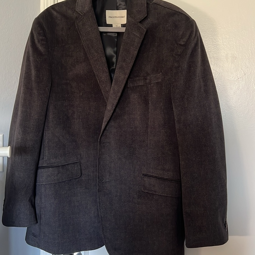 Pronto Uomo Mens Blazer Size XL 100% Polyester